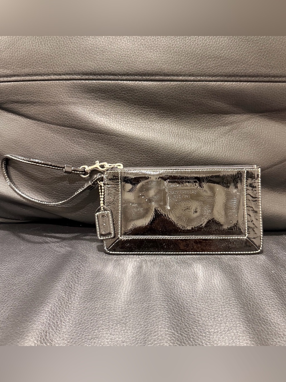 Coach Y2K Patent Leather Wristlet / Clutch Wallet